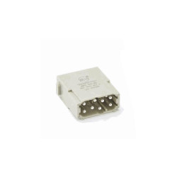 Insert HM modulaire, Quick Connection à ressort, mâle, 8 pin, 16A, Polycarbonate 